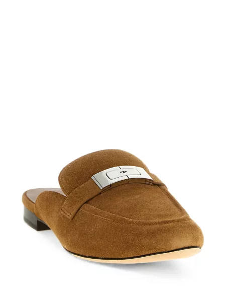 Papuci tip mules Tory Burch maro