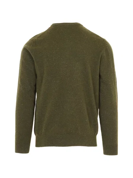 Pulover Mc2 Saint Barth cu broderie verde