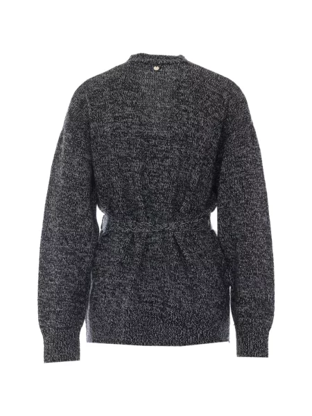 Cu centură cardigan Liu Jo gri