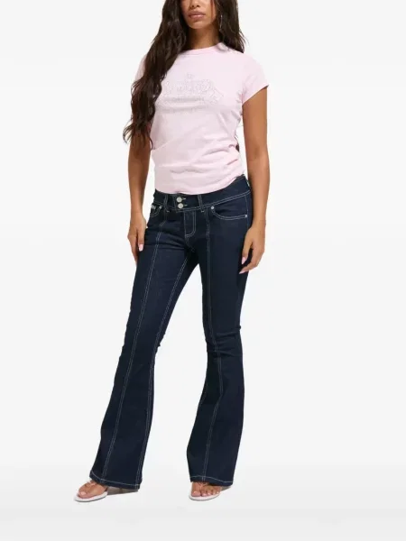 Tricou Juicy Couture cu tepi roz