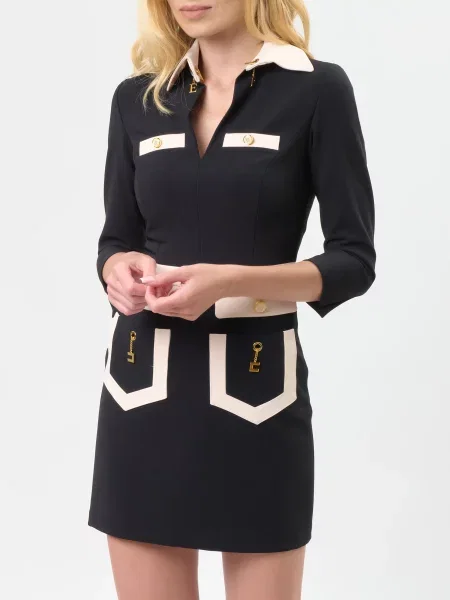 Платье Elisabetta Franchi черное