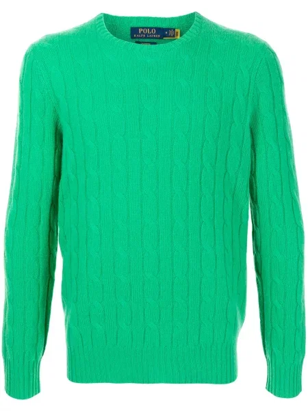 Δερμάτινα sneakers Polo Ralph Lauren με σχέδιο καφέ