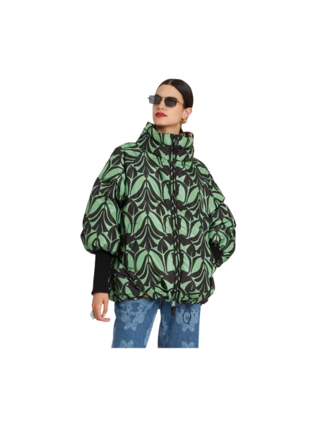 Kurtka La Doublej dwustronna zielona