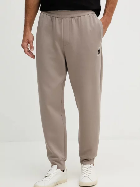 Armani Exchange pantaloni de trening bej