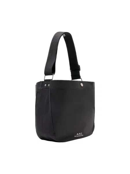 A.P.C. torebka shopper Besace Journal czarna