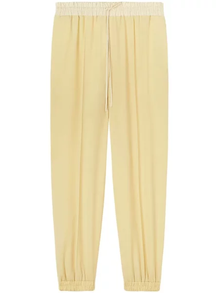 Pantaloni Jil Sander galben