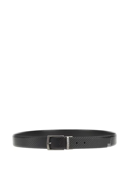 Cu centură reversibil curea Emporio Armani negru