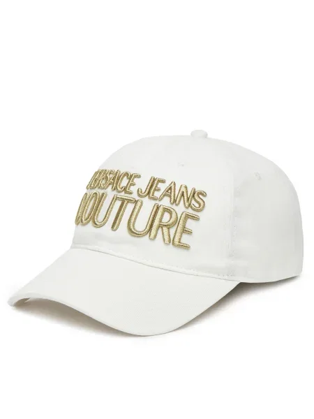 Versace Jeans Couture Шапка с козирка бял