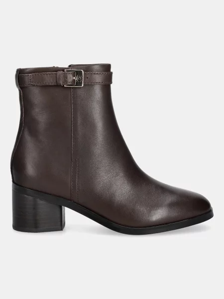 Tommy Hilfiger De piele botine cu maro