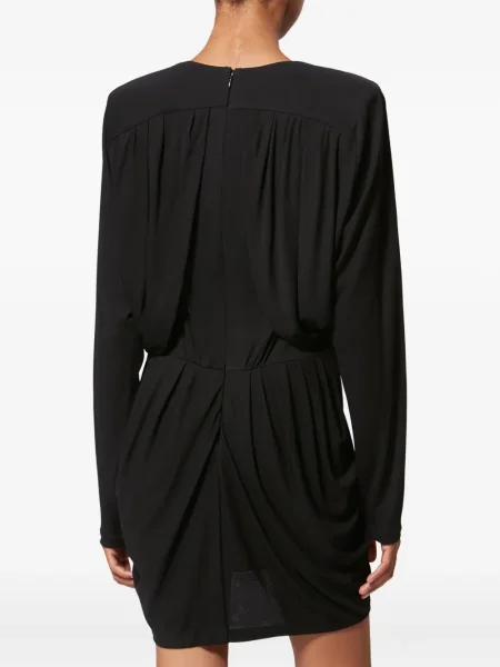 Rochie Isabel Marant drapată de costum negru