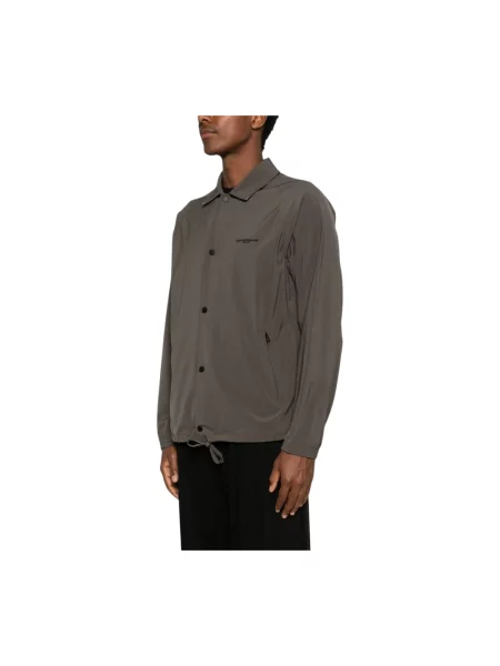 Kurtka Emporio Armani z logo brązowa