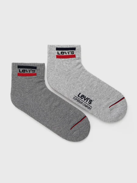 Чорапи Levi's мъжки сиво