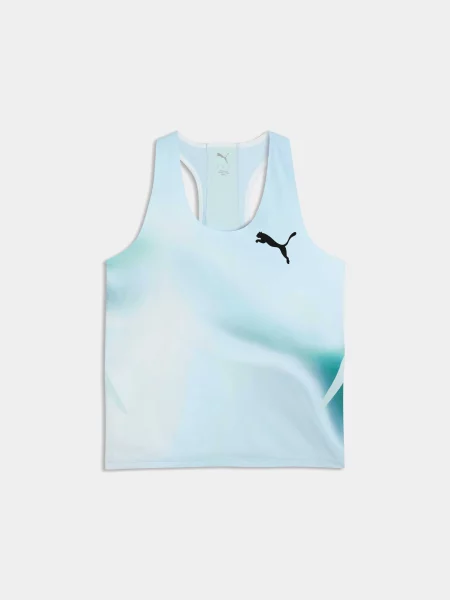 Спортивна майка PUMA W Lightspd Uw Grphic Singlet комбінований верх синій