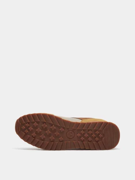 Кожаные кроссовки Timberland желтые