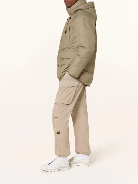 Napapijri Oboustranná Parka A-Gail S Odnímatelnou Kapucí khaki