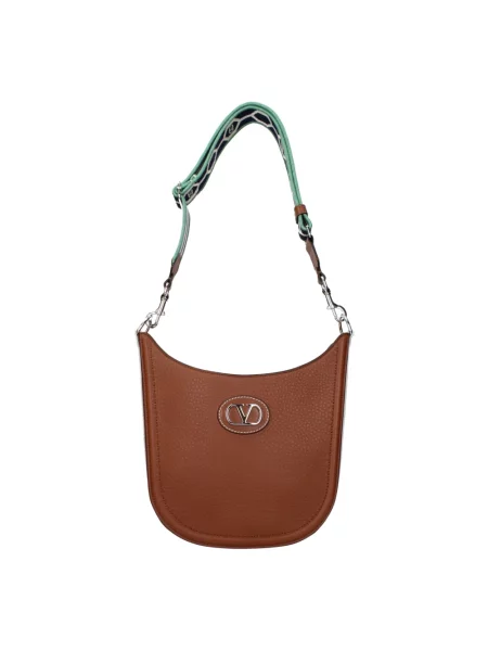 Torebka crossbody Valentino Garavani brązowa