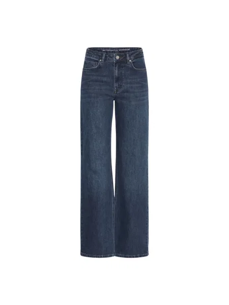 Szerokie jeansy My Essential Wardrobe niebieskie