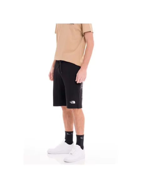 Krótkie lekkie szorty The North Face z nadrukiem czarne
