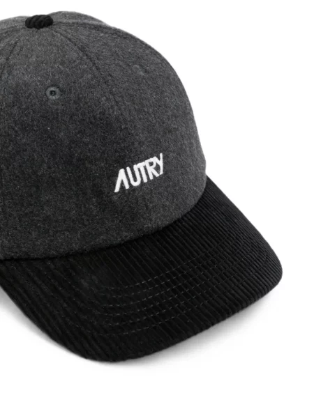 Samt šilterica Autry s autogramom siva
