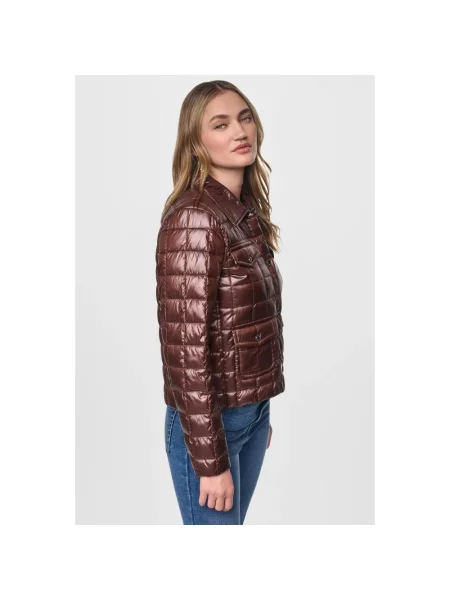 Kurtka Dkny pikowana brązowa