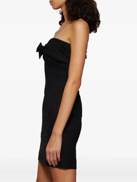 Rochie mini Tove cu funde de costum negru