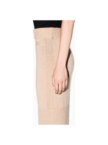 Spódnica midi Armani Exchange brązowa