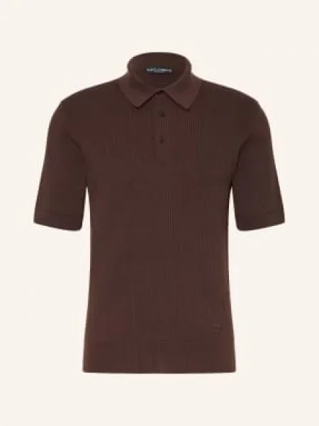 Dolce & Gabbana Sweter Polo braun