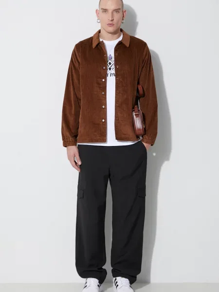 Taikan kurtka sztruksowa Corduroy Manager'S Jacket przejściowa brązowy