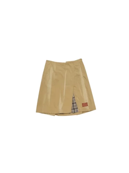 Spódnica Acne Studios beżowa