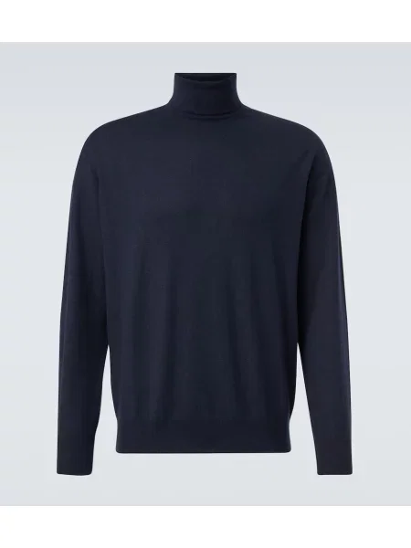 Golf golf Loro Piana z kaszmiru niebieski