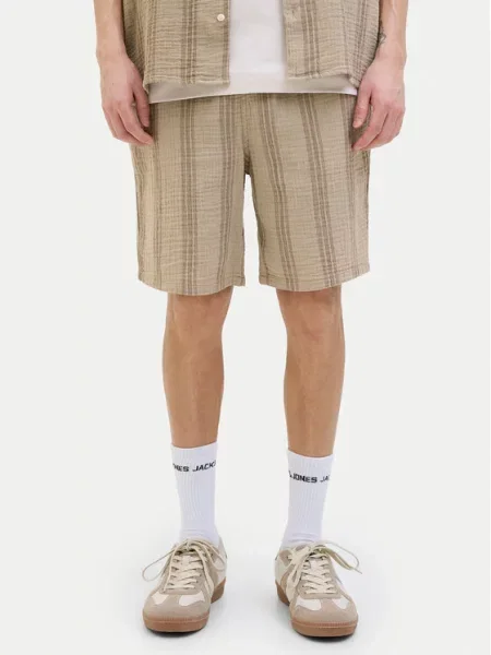 JACK & JONES Hlače JPSTJAIDEN temno / temno siva bež