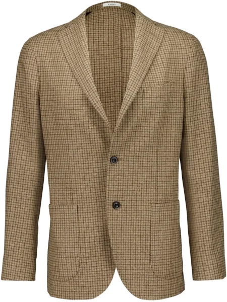 Вълнен блейзър Boglioli кафяво