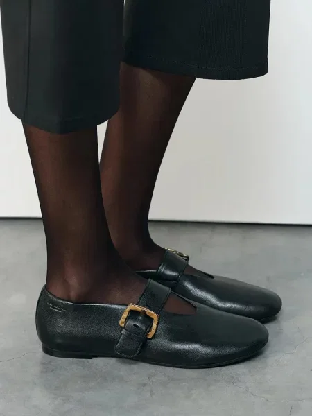 Vagabond Shoemakers балеринки от кожа ALEYA черно