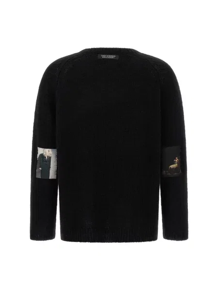 Sweter Undercover wełniany czarny