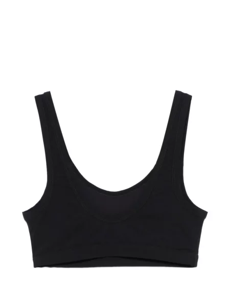 Top Jil Sander cu imagine negru