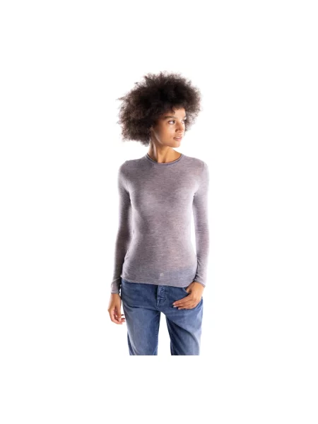 Pinko sweter lniany lekki szary