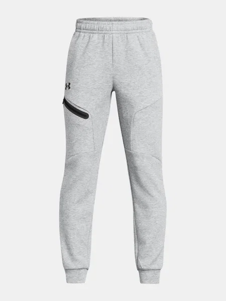 Pantaloni de jogging copii Under Armour gri