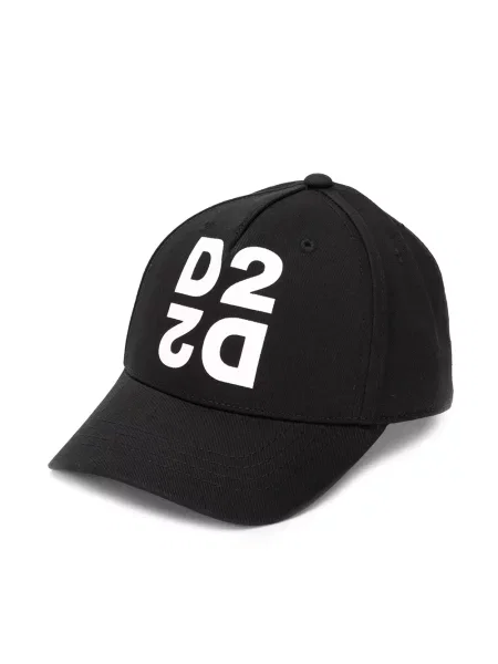 Czapka z daszkiem dziecięca Dsquared2 czarna
