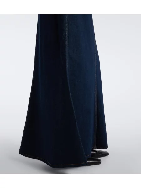 Fustă din denim Joseph albastru