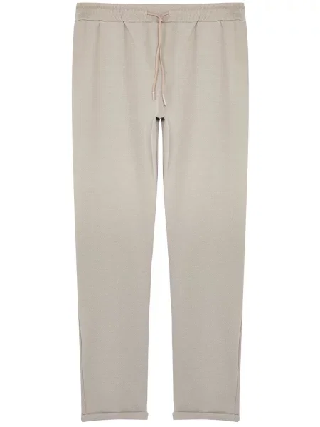 Kalhoty Trendyol béžové