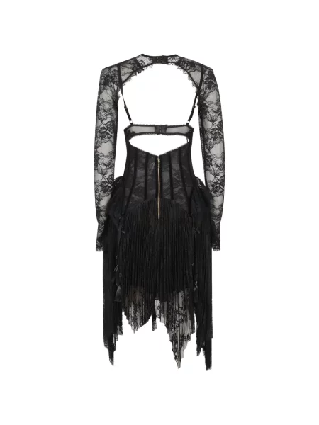 Rochie mini Zimmermann din dantelă negru