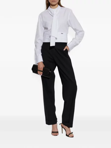 Cămașă Dsquared2 cu legături alb
