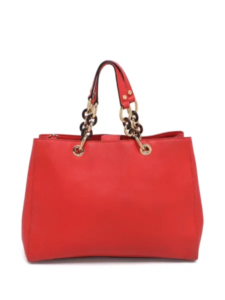 Geanta de piele Michael Michael Kors cu model zebră roșu