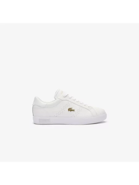 Lacoste Skórzane Sneakersy Powercourt białe