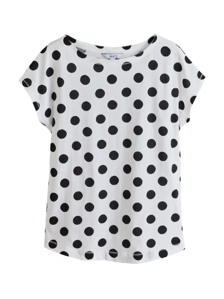 Next Tricou negru alb