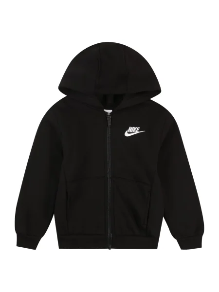 Nike Sportswear Hanorac Club Fleece negru alb