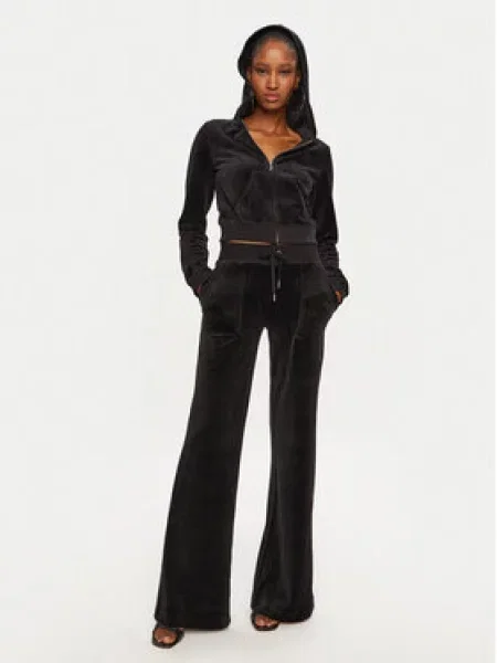 Juicy Couture Teplákové kalhoty Layla Flared Leg černá