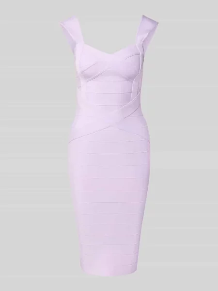Sukienka o kroju slim fit z fakturowanym wzorem Lipsy