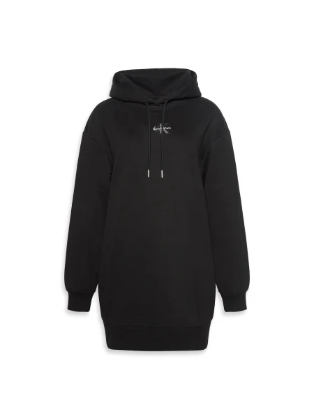 Calvin Klein Jeans Obleka temno siva / črna bela