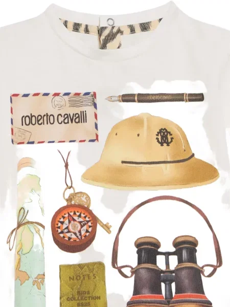 Μπλούζα Roberto Cavalli λευκό